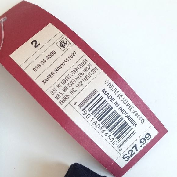 Merona Navy Blue Mid Rise Skinny Straight Pants Rayon Nylon Blend 2L (Stretch) - Picture 11 of 15